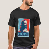 Jesus-Hoffnungs-Mann-Shirt T-Shirt (Vorderseite)