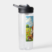 Jesus holding a Lamb | Religious Christian Trinkflasche (Rechts)