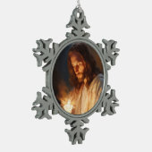 Jesus Holding Candle Ornament (Links)