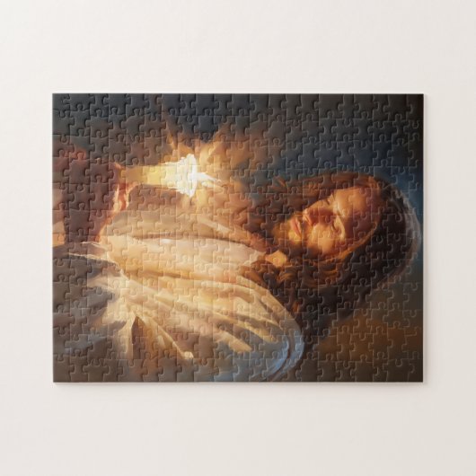 Jesus Holding Candle Puzzle (Horizontal)