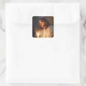 Jesus Holding Candle Stickers (Tasche)