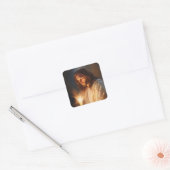 Jesus Holding Candle Stickers (Umschlag)