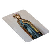 Jesus Holding Golden Sacred Heart Magnet (Rechte Seite)