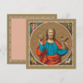 Jesus Holding Up the Eucharist (SNV 050) (Vorne/Hinten)