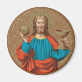 Jesus Holding Up the Eucharist (SNV 050) Magnet