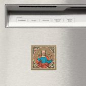 Jesus Holding Up the Eucharist (SNV 050) Magnet (In Situ (Geschirrspüler))