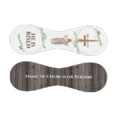 Jesus Holzkreuz Er ist der Risen Katholische Baseb Baseball (Paneele)