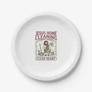 Jesus Home Reinigung Sauberes Herz Jesus Home Rein Pappteller