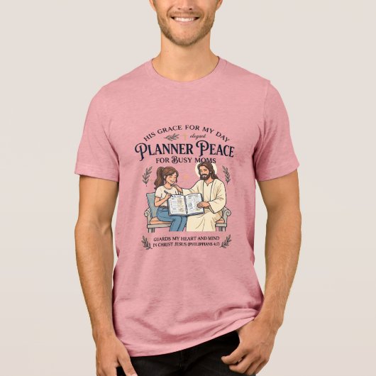 Jesus Homeschool Mutter Planer Shirt Glaubensbasie (Vorderseite)