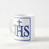 Jesus Hominum Salvator Kaffeetasse (Vorderseite Links)