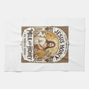 Jesus Honig Milch Und Honig Jesus Honig Milch Honi Geschirrtuch