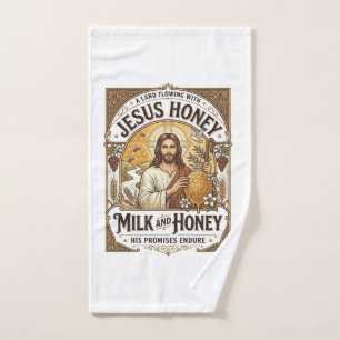 Jesus Honig Milch Und Honig Jesus Honig Milch Honi Handtuch