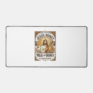 Jesus Honig Milch Und Honig Jesus Honig Milch Honi Schreibtischunterlage