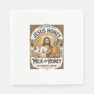 Jesus Honig Milch Und Honig Jesus Honig Milch Honi Serviette