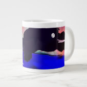Jesus hören Jumbo-Tasse (Vorderseite Rechts)