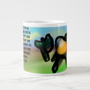 Jesus hört uns Jumbo-Tasse