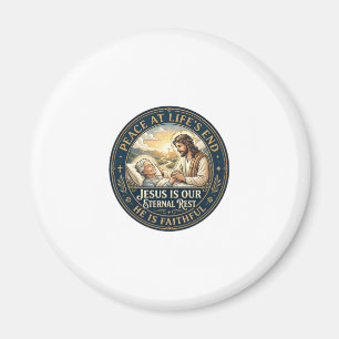 Jesus Hospiz Sterbebegleitung Trost-Shirt Christli Magnet