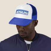Jesus-Hut-Blau Truckerkappe (Beispiel)