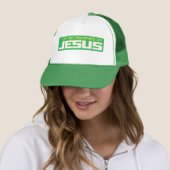 Jesus-Hut-Grün Truckerkappe (Beispiel)
