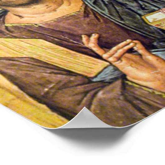 Jesus "I NEVER SAID THAT" New Testament Pro-Love Poster (Ecke)