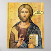 Jesus "I NEVER SAID THAT" New Testament Pro-Love Poster (Vorne)