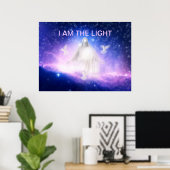 Jesus, ich bin das Licht der Welt Poster (Heimbüro)