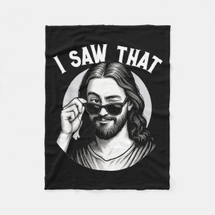 Jesus, ich habe das gesehen, lustiger Jesus-Meme-Z Fleecedecke