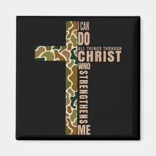Jesus, ich kann alle Dinge durch Christus, der stä Magnet