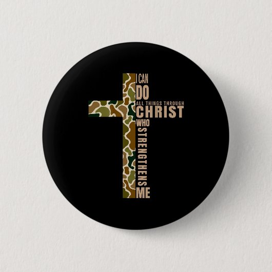 Jesus, ich kann alle Dinge durch Christus tun, der Button (Vorderseite)