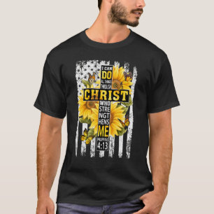 Jesus, ich kann alles durch Christus tun, der T-Shirt
