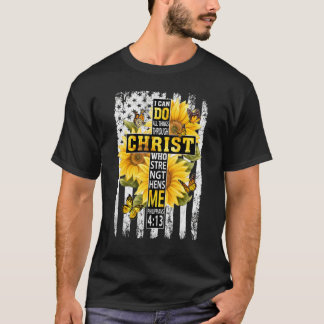 Jesus, ich kann alles durch Christus tun, der T-Shirt