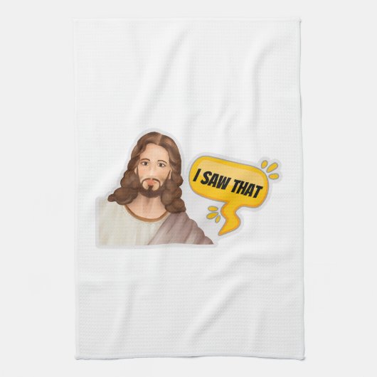 Jesus, ich sah das geschirrtuch (Vertikal)