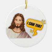 Jesus, ich sah das keramik ornament (Vorne)