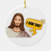 Jesus, ich sah das keramik ornament (Hinten)