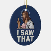 Jesus, ich sah das keramik ornament (Rechts)