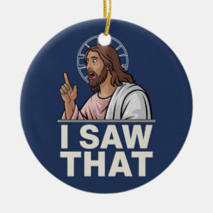 Jesus, ich sah das keramik ornament