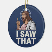 Jesus, ich sah das keramik ornament (Links)