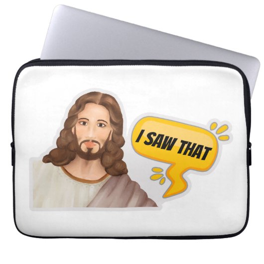 Jesus, ich sah das laptopschutzhülle (Vorderseite)