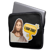 Jesus, ich sah das laptopschutzhülle (Vorderseite Links)
