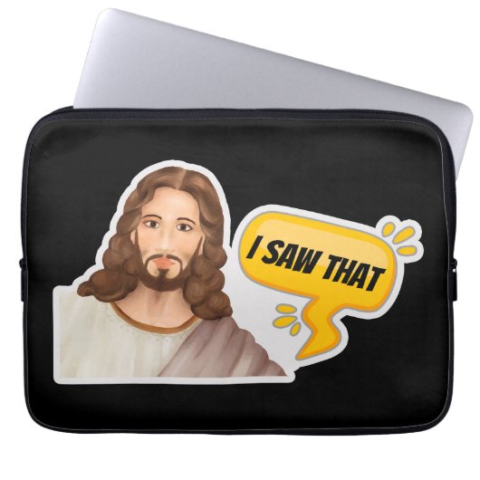 Jesus, ich sah das laptopschutzhülle (Vorderseite)