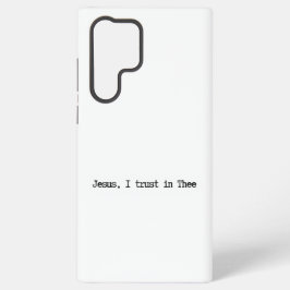 Jesus, ich vertraue auf dich Minimalist Samsung Ca Galaxy Hülle