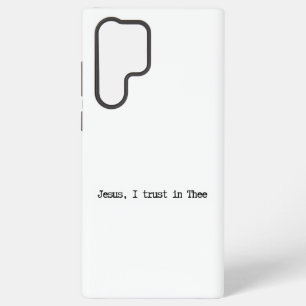Jesus, ich vertraue auf dich Minimalist Samsung Ca Galaxy Hülle