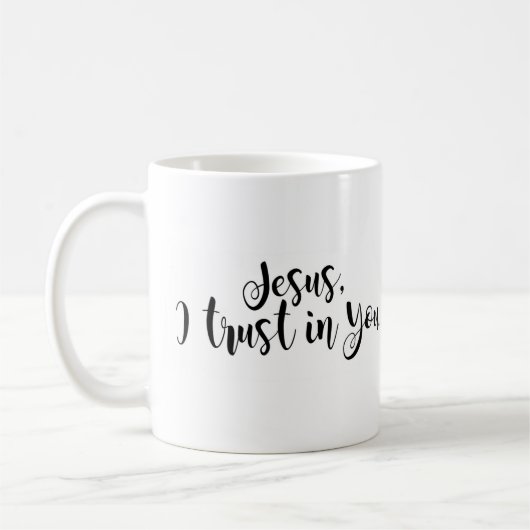 Jesus, ich vertraue dir kaffeetasse (Links)