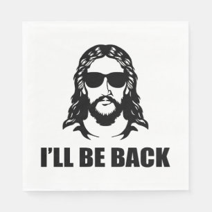 Jesus, ich werde zurück sein serviette