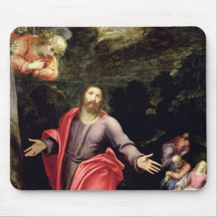 Jesus im Garten der Oliven, c.1590-95 Mousepad