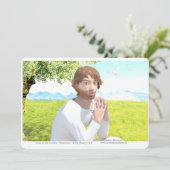 Jesus im Garten (Getsemani) Einladung (Stehend Vorderseite)