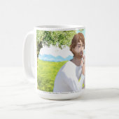 Jesus im Garten ( Getsemani ) Kaffeetasse (Vorderseite Links)