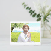 Jesus im Garten (Getsemani) Postkarte (Stehend Vorderseite)