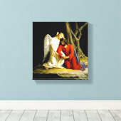 Jesus im Garten von Gethsemane Leinwanddruck (Insitu (Holzboden))
