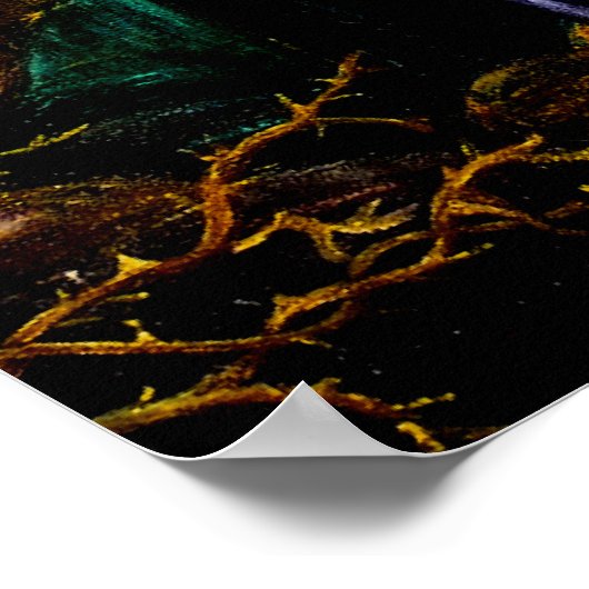 Jesus im Garten von Gethsemane Poster (Ecke)